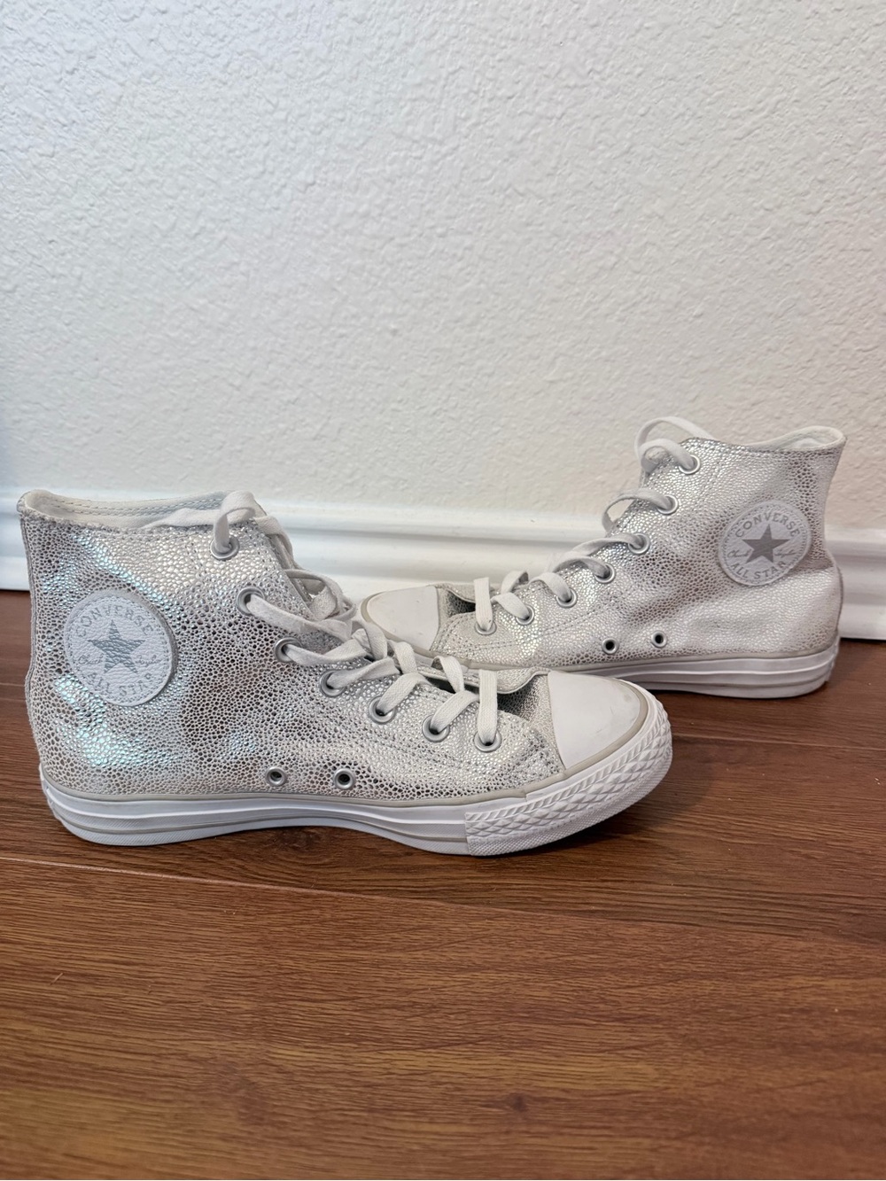 Converse Silver StingRay High-Top Sneakers